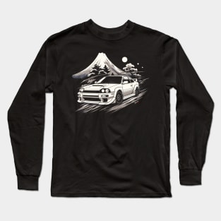 Pimped racing car mont Fujii Long Sleeve T-Shirt